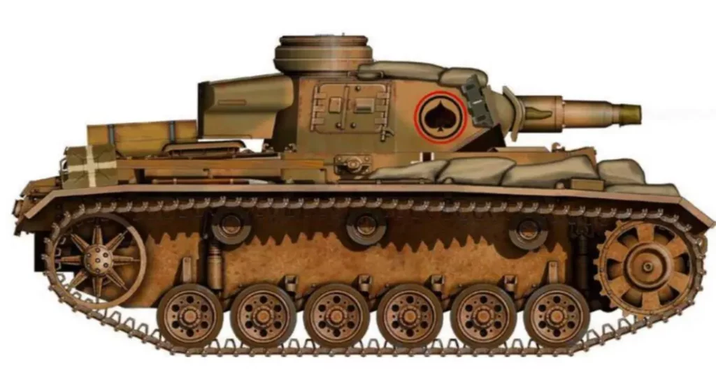 camouflage désert panzer III DAK