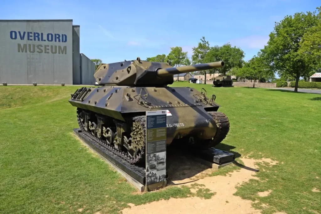 M10 tank destroyer au musée overlord en france