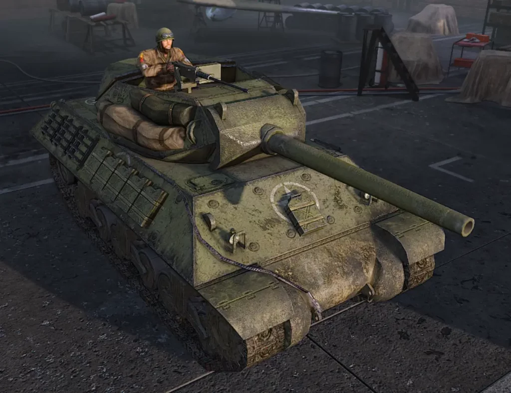 M10 tank destroyer dans le jeu video Steel Division 2