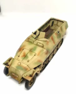 weathering d'un sdkfz 251 pour wargame ww2