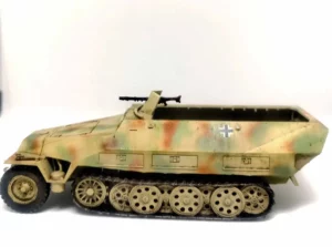 sdkfz 251 avec patine et vieillissement pour wargame ww2