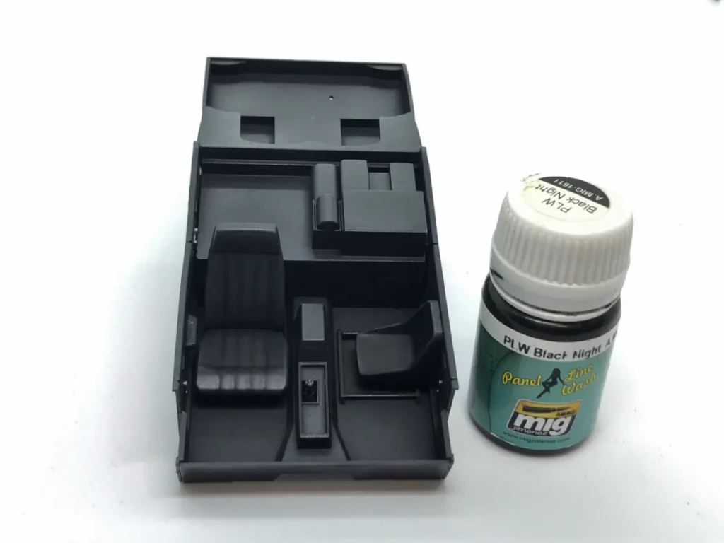 Étape 1 pour appliquer des pigments  sur une maquette.